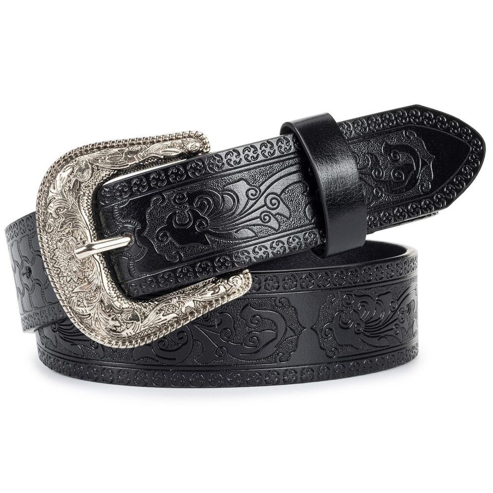 2184 Adjustable Vintage Western-belts For Women Men- Engraved